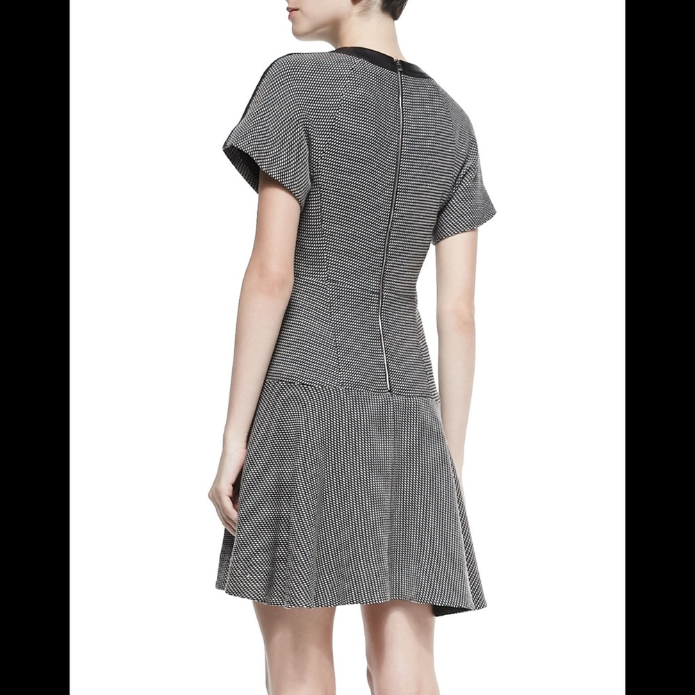 Rag & Bone Watson Flared Micro Houndstooth Dress - image 2